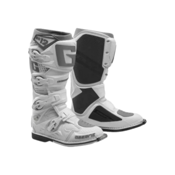 Bottes de moto d'enduro gaerne blanche