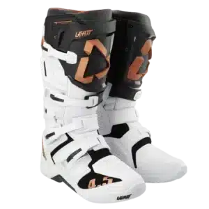 Bottes de moto Leatt Blanche