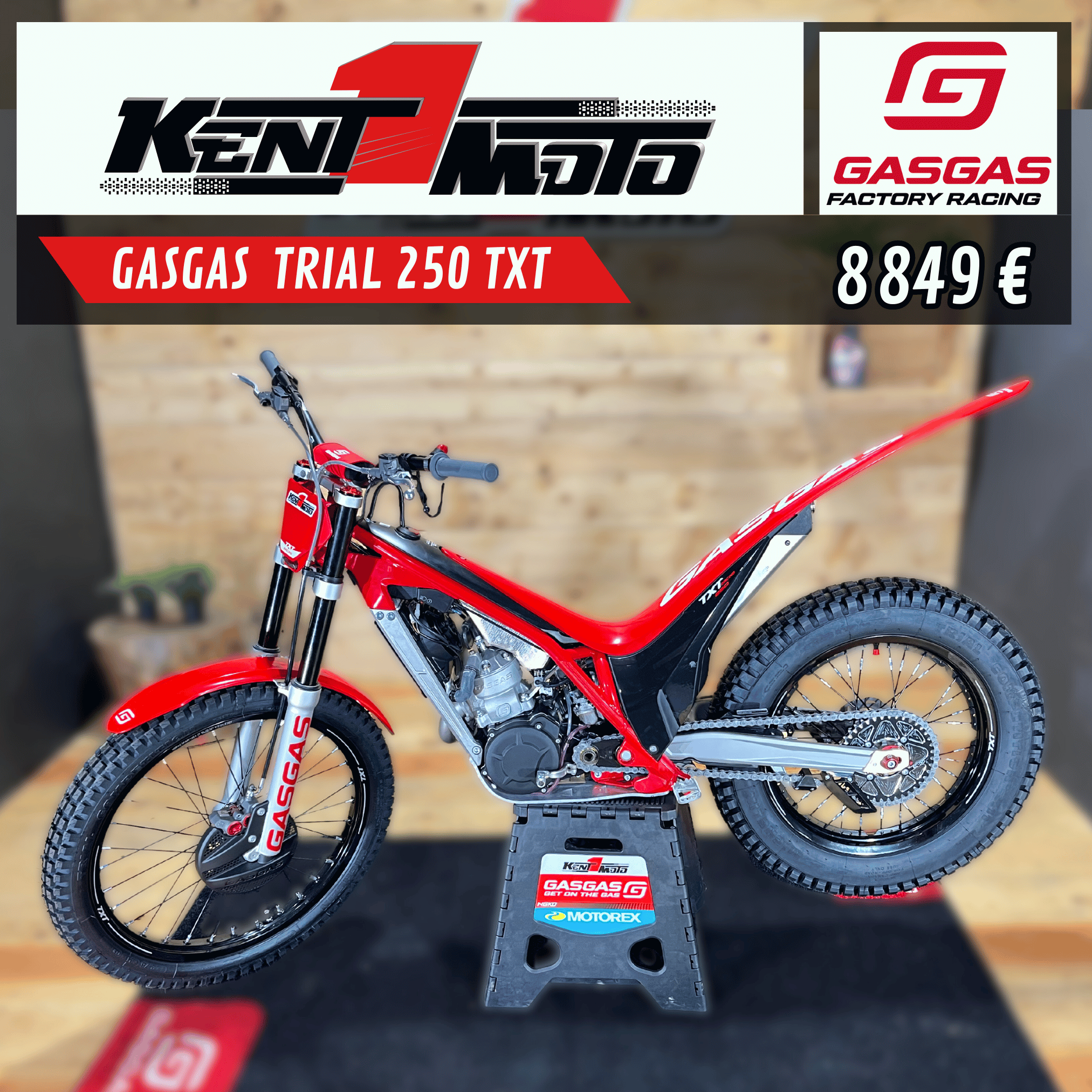 Gasgas Trial 250 TXT - Kent1moto – Concession Moto & Pièces