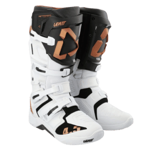 Bottes de motocross leatt blanche et noire