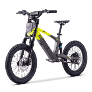 Draisienne Électrique pour enfant Jaune Fluo 18 pouce