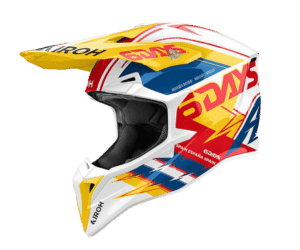 Casque AIROH Wraaap Six Days Spain JAUNE