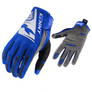 Gants de motocross kenny performance bleu