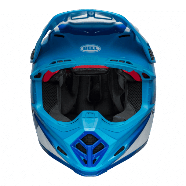 face avant du casque bell moto 9s
