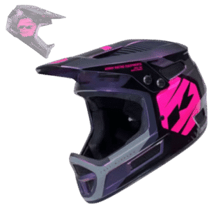 Casque enfant intégral Kenny Elite Violet pour draisienne électrique