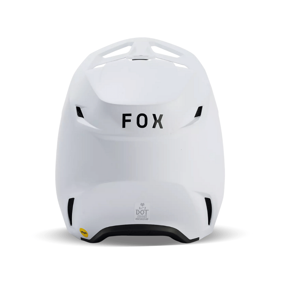 Arrière casque Fox V1 blanc