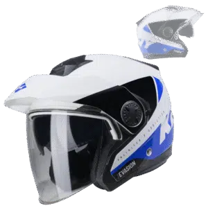 Casque Quad Homologué Kenny Evasion Graphic Bleu