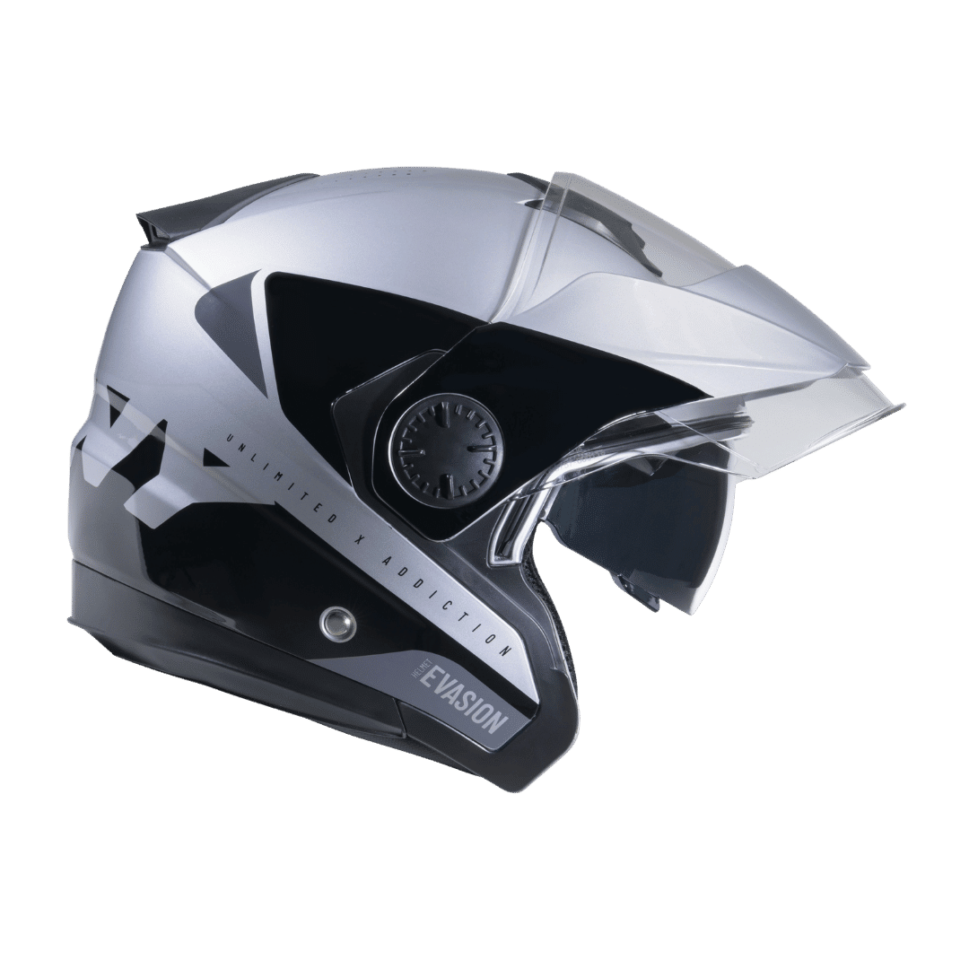 Casque jet quad kenny gris