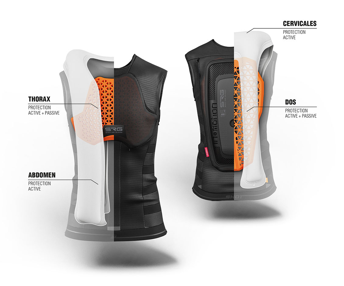 Gilet airbag SRG-1, l’airbag le plus léger et ventilé du marché. – Image 3